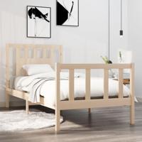 Bedframe massief hout 90x190 cm - thumbnail