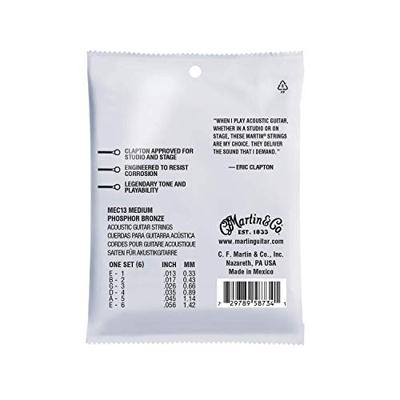 Martin Strings MEC13 Clapton's Choice Phosphor Bronze Medium Martin Strings MEC13 Clapton's Choice Phosphor Bronze Medium