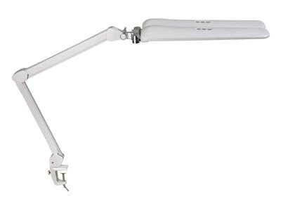 Werkpleklamp maul craft duo led met tafelklem wit