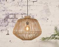 GOOD&MOJO Hanglamp 'Madagascar' Rotan, 60cm, kleur Naturel - thumbnail