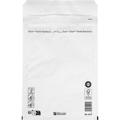 Luchtkussenenvelop G/17 340x240mm wit 100 stuks