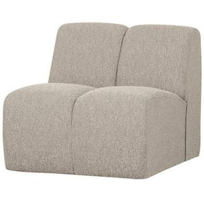 WOOOD Mojo 1-zits bank - Bouclé - Beige Melange - 74x80x97 WOOOD Mojo 1-zits bank - Bouclé - Beige Melange - 74x80x97