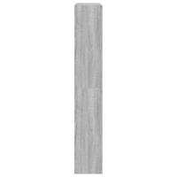 Schoenenkast 80x21x125,5 cm bewerkt hout grijs sonoma eiken - thumbnail