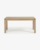 Kave Home Uitschuifbare Eettafel 'Briva' Eiken Naturel, 180 x 90cm - thumbnail