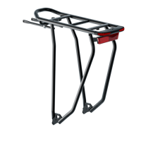 Racktime gleamit 2.0 pannier rack w/ rear light for dynamo lighting - thumbnail