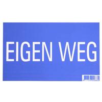 Bordje eigen weg - thumbnail