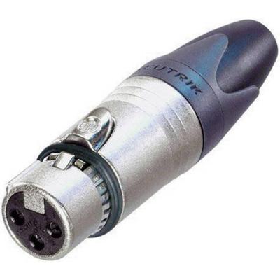 Neutrik NC3FXX-EMC XLR-connector Bus, recht Aantal polen: 3 Zilver 1 stuk(s) Neutrik NC3FXX-EMC XLR-connector Bus, recht Aantal polen: 3 Zilver 1 stuk(s)