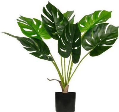 Woood Monstera kunstplant groen (Hoogte: 70 cm)