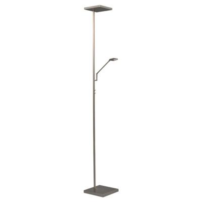 Masterlight Vloerlamp uplighterDenia 1 met leeslamp - 1886-37-DW