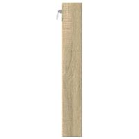 Vitrinekast 60x8,5x58 cm bewerkt hout sonoma eikenkleurig - thumbnail
