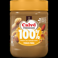 Calve Pindakaas 100% Grof Gemalen Pinda&apos;s 350 g bij Jumbo - thumbnail