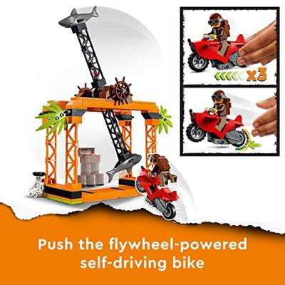 Lego city de haaiaanval stunt set de uitdaging 60342
