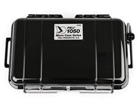 Peli 1050 Micro Case Voor Het Beschermen Van Kleine Spullen En Elektronica - Sd-Kaarten, Pda, Gps, Digitale Camera - Tegen Stoten, Ip67 Waterdicht, Capaciteit: 1L, Gemaakt In De Vs, Kleur: Zwart - thumbnail