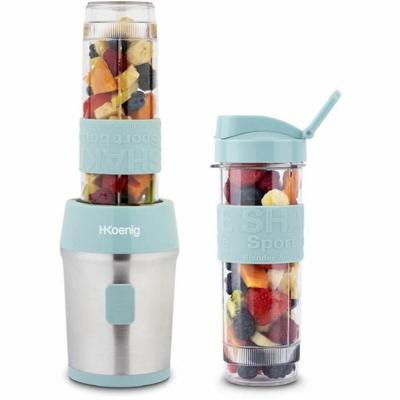 Miniblender - SMOO16 - 300 W - 570 ml - Pastelblauw - Inclusief 2 waterflessen