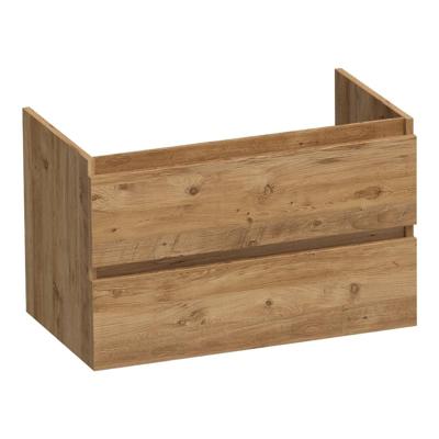 Brauer Joy - Onderkast - 80 cm - met 2 Softclose Lades Greeploos en 1 Sifon Uitsparing - Chateau