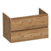 Brauer Joy - Onderkast - 80 cm - met 2 Softclose Lades Greeploos en 1 Sifon Uitsparing - Chateau - thumbnail