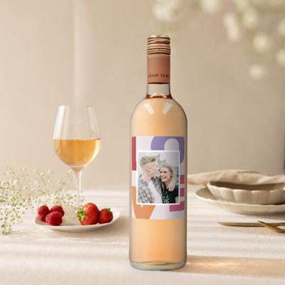 Wijn met bedrukt etiket - Oude Kaap - Rosé