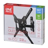 One For All WM 2451 TV-beugel 33,0 cm (13) - 165,1 cm (65) Draaibaar, Kantelbaar, Uittrekbaar, Zwenkbaar - thumbnail