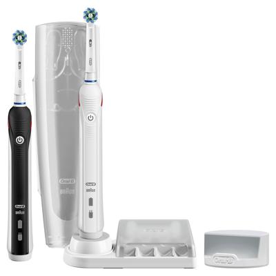 Oral-B Smart 5 5900 White + Black Duopack – 2 Elektrische Tandenborstels