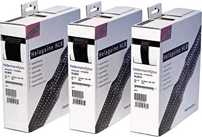 HellermannTyton 170-80350 HLB35-PET-BK Gevlochten slang Zwart Polyester 18 tot 18 mm 10 m HellermannTyton 170-80350 HLB35-PET-BK Gevlochten slang Zwart Polyester 18 tot 18 mm 10 m