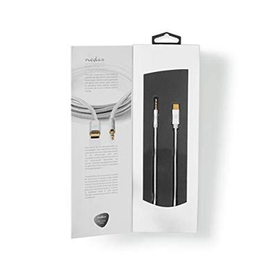 Nedis USB-C Adapter | USB-C Male | 3,5 mm Male | 1 m | 1 stuks - CCTB65940AL10 CCTB65940AL10 Nedis USB-C Adapter | USB-C Male | 3,5 mm Male | 1 m | 1 stuks - CCTB65940AL10 CCTB65940AL10