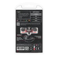 Opro 791001 UFC Platinum Elite Fit Mouthguard - Red-Silver-Black - SR - thumbnail