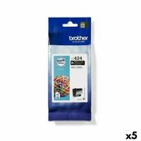 Originele inktcartridge Brother LC424 Zwart (5 Stuks) - thumbnail