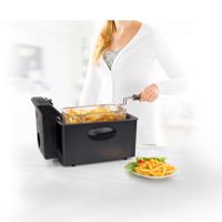 Princess 182729 Black Steel Friteuse 4 L - thumbnail