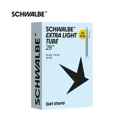SCHWALBE binnenband sv15el 28 inch 23/28-622/630 fv 80mm
