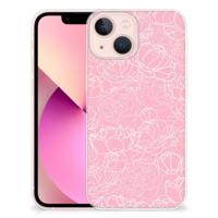 iPhone 13 mini | TPU Case | White Flowers - thumbnail