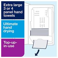 Tork Handdoekdispenser | H444xB302xD102ca.mm | vulstandweergave, afsluitbaar | 1 stuk - 552000 552000a - thumbnail