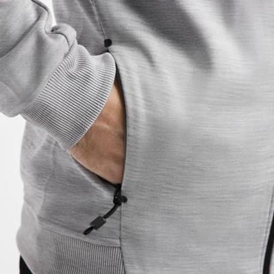 Craft 1909132 Adv Unify Fz Hood Men - Grey Melange - XL