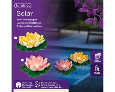 Decoratieve plant Lifetime ø 17,5 x 6 cm Plastic Lotus Bloem Bloem Decoratieve plant Lifetime ø 17,5 x 6 cm Plastic Lotus Bloem Bloem