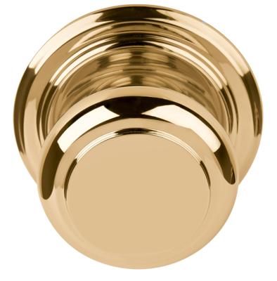 Formani Lazaro Rosa-Violan BOSCO LZ201V knop vast op rozet - messing ongelakt