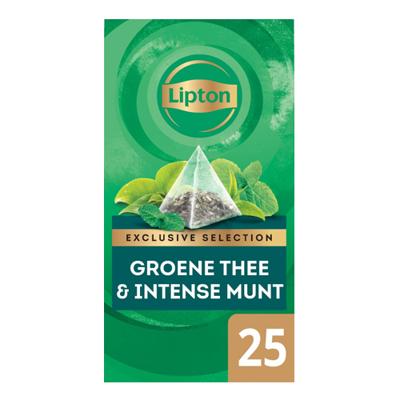 Thee Lipton Exclusive groene thee munt 25x2gr