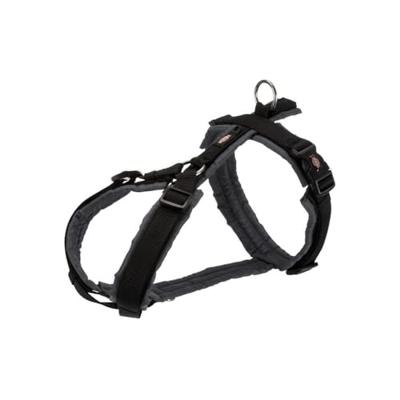 Trixie hondentuig premium trekking zwart / grijs