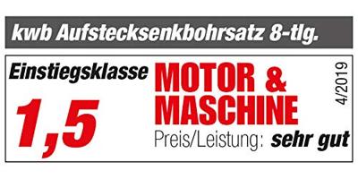 Opsteek-verzinkboorset 8dlg KWB - Kwb Opsteek-verzinkboorset 8dlg KWB - Kwb