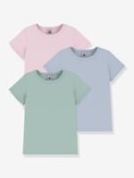 Set van 3 t-shirts PETIT BATEAU wit - thumbnail