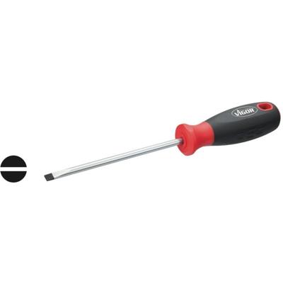 Vigor Werkplaats Platte schroevendraaier Kopbreedte: 5.5 mm Koplengte: 125 mm