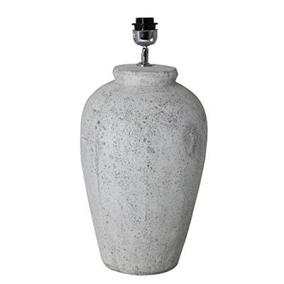 Light & Living Tafellamp 'Vesuvius' Keramiek, kleur Lichtgrijs (excl. kap)