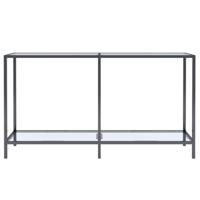 Wandtafel 140x35x75,5 cm gehard glas transparant - thumbnail