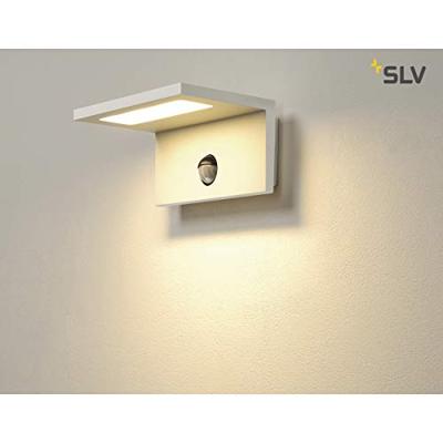 SLV WandlampLed Sensor met bewegingssensor wit - 1001970