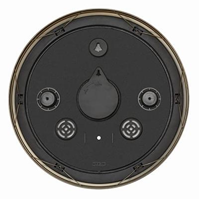 TFA Dostmann 60.3066.53 Outdoorhorloge Kwarts 38.7 cm x 52 mm Messing Spatwaterdicht, Groot display
