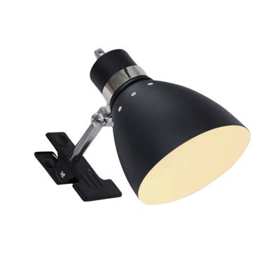 Steinhauer KlemspotSpring zwart met chroom - 6827ZW