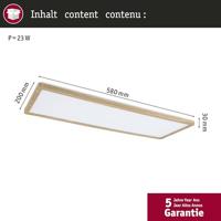 Paulmann 71036 Atria LED-wandlamp LED 22 W Hout - thumbnail