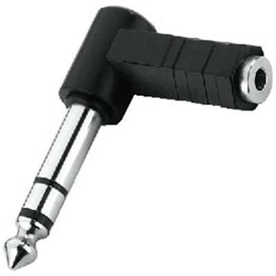 Monacor NTA-35A Audio Adapter [1x Jackplug male 6,3 mm - 1x Jackplug female 3,5 mm]