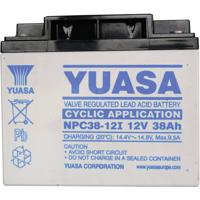 Yuasa NPC38-12 Loodaccu 12 V 38 Ah Loodvlies (AGM) (b x h x d) 197 x 170 x 165 mm M5-schroefaansluiting Onderhoudsvrij, Cyclusbestendig - thumbnail