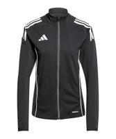 adidas Tiro 25 Competition Trainingsjack Dames Zwart Grijs Wit - thumbnail