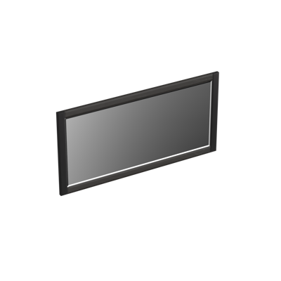 Spiegel Forzalaqua Gela 100x2x50 Cm Eiken Black Oiled