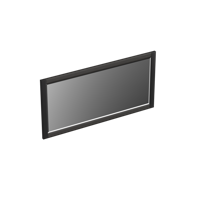 Spiegel Forzalaqua Gela 100x2x50 Cm Eiken Black Oiled - thumbnail
